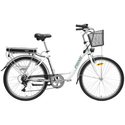 Elektrobicykel HECHT PRIME WHITE