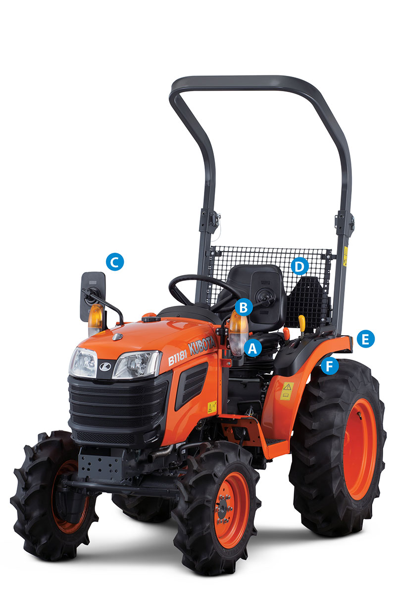 Traktor Kubota B1161